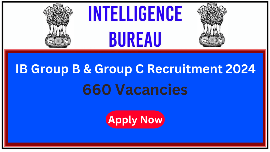 IB Group B & Group C Recruitment 2024