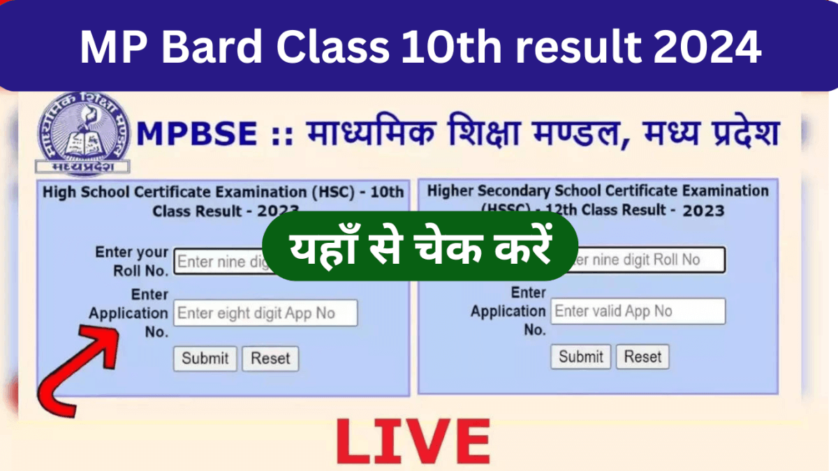 MP Board 10th Result