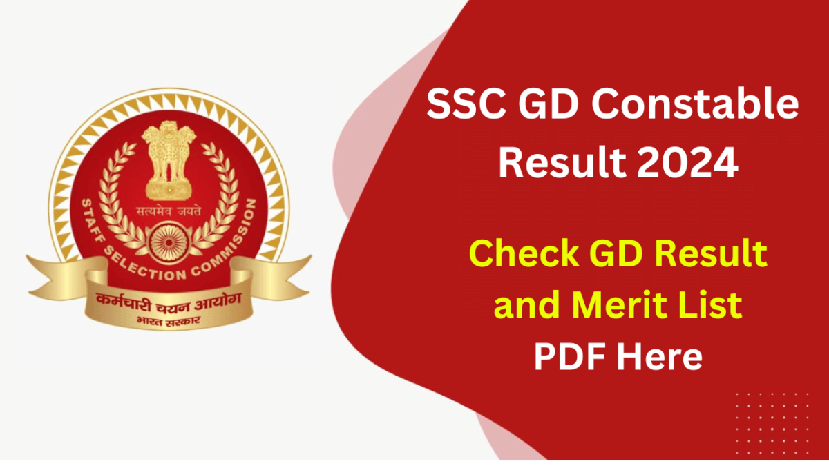 SSC GD Constable Result 2024