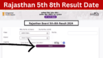 Rajasthan 5th 8th Result 2024