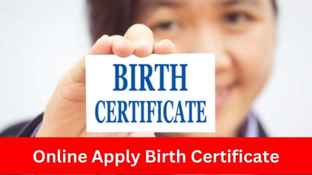 Online Apply Birth Certificate