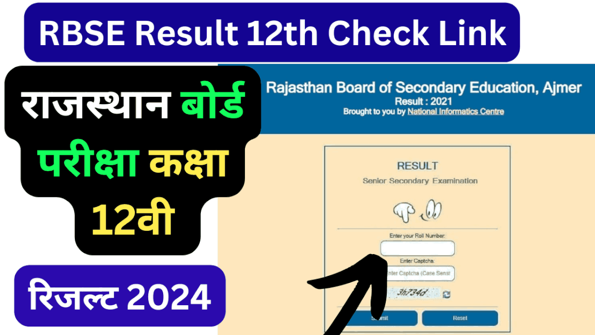 Rajasthan Board 12th Result 2024