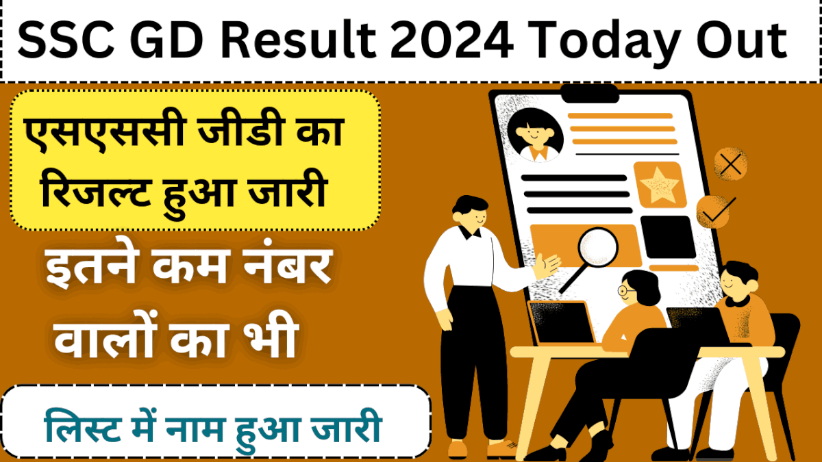 SSC GD Result 2024 Today Out